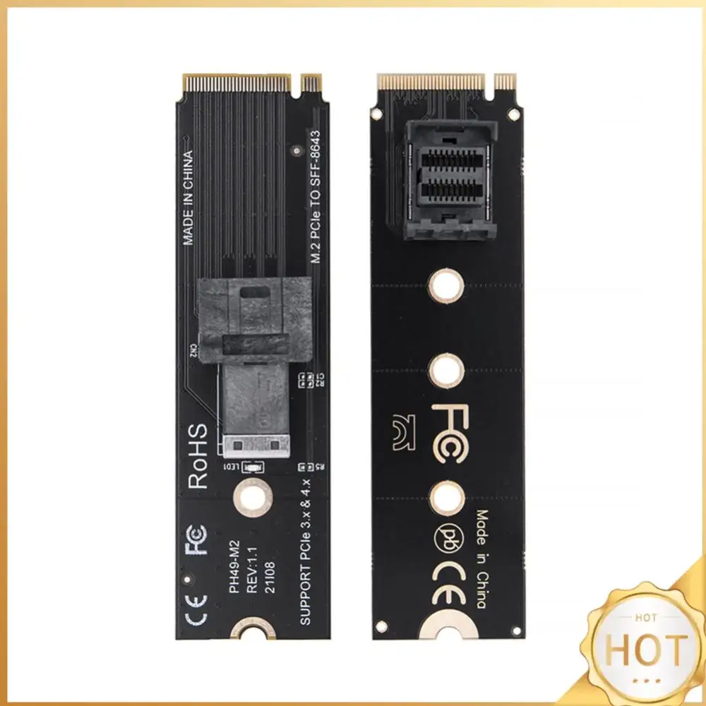 M.2 PCIe To SFF8643 Hard Disk Adapter Card M.2 NVME To U.2 Converter Card Mkey PCIeX4 Support 2230/2242/2260/2280 SSD
M.2 PCIe To SFF8643 Hard Disk Adapter Card M.2 NVME To U.2 Converter Card Mkey PCIeX4 Support 2230/2242/2260/2280 SSD