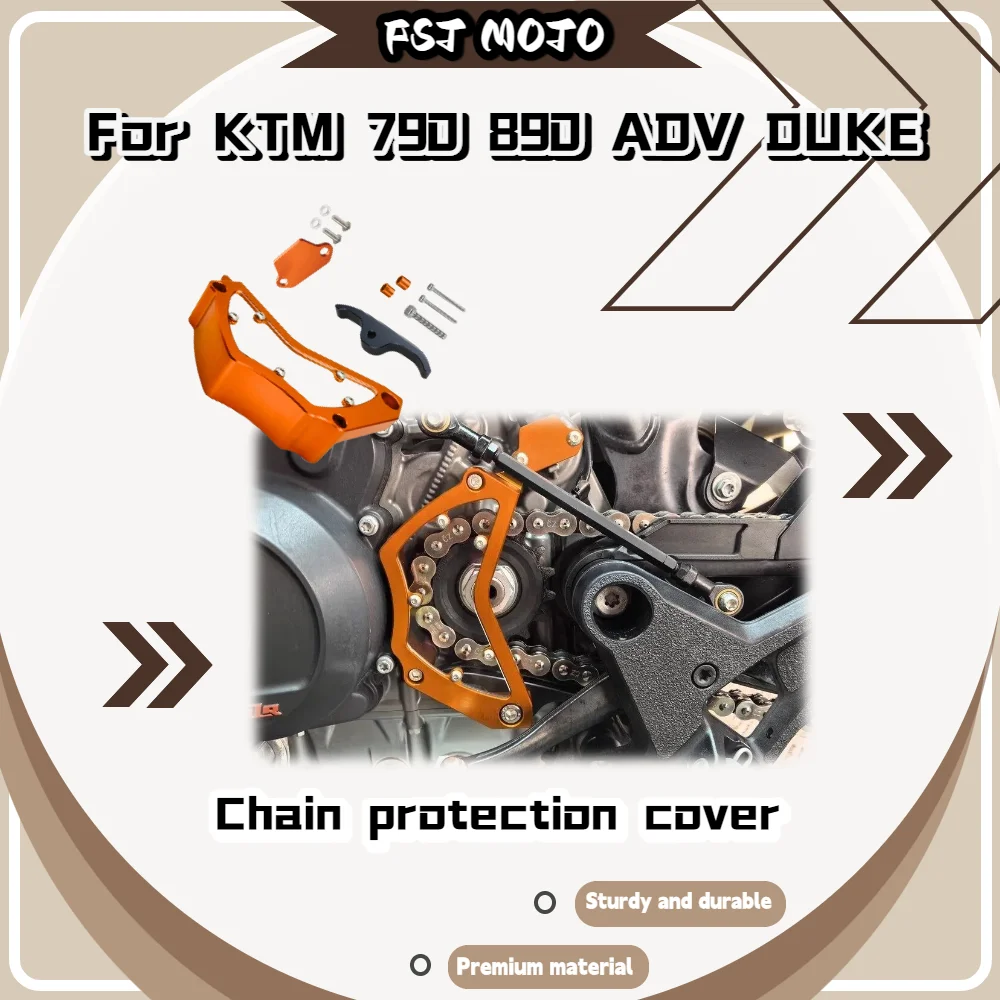 For KTM 790 890 ADV DUKE Transparent Chain Cover, CNC Aluminum Sprocket Guard Engine Decor Motorcycle Mod Accessories
For KTM 790 890 ADV DUKE Transparent Chain Cover, CNC Aluminum Sprocket Guard Engine Decor Motorcycle Mod Accessories