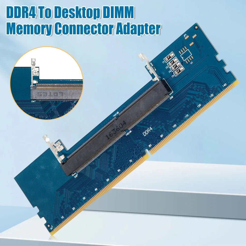 Адаптер для ноутбука: переходник SO-DIMM на DDR4, тестер памяти, конвертер 3200/2666/2400/2133 МГц
Адаптер для ноутбука: переходник SO-DIMM на DDR4, тестер памяти, конвертер 3200/2666/2400/2133 МГц