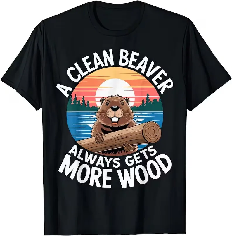 Clean Beaver Always Gets More Wood Funny Humor T-Shirt
Clean Beaver Always Gets More Wood Funny Humor T-Shirt