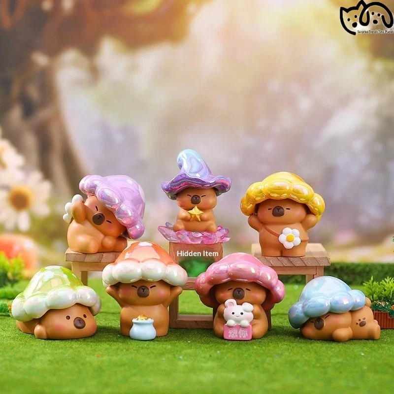 Capybara Mushroom Blind Box Creative Resin Craft Desktop Ornament Home Decor For Office Living Room Table Decor Adult Collection
Capybara Mushroom Blind Box Creative Resin Craft Desktop Ornament Home Decor For Office Living Room Table Decor Adult Collection