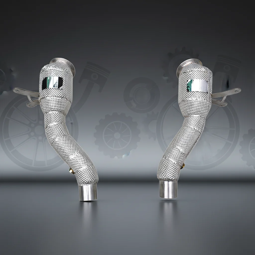 Auto Sport Cat Exhaust Downpipe With Catalyst For Ferrari 458 SP/Speciale/458SC 4.5L 2014-2016 Heat Shield Exhaust Pipe System
Auto Sport Cat Exhaust Downpipe With Catalyst For Ferrari 458 SP/Speciale/458SC 4.5L 2014-2016 Heat Shield Exhaust Pipe System