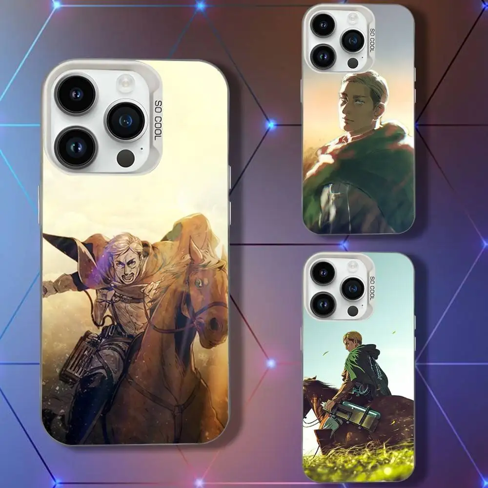 Anime E-Erwin S-Smiths Phone Case For iPhone 16,15,14,13,12,11,Pro,XS,Max,Plus,Mini,SE White Candy Matte Shockproof Cover
Anime E-Erwin S-Smiths Phone Case For iPhone 16,15,14,13,12,11,Pro,XS,Max,Plus,Mini,SE White Candy Matte Shockproof Cover