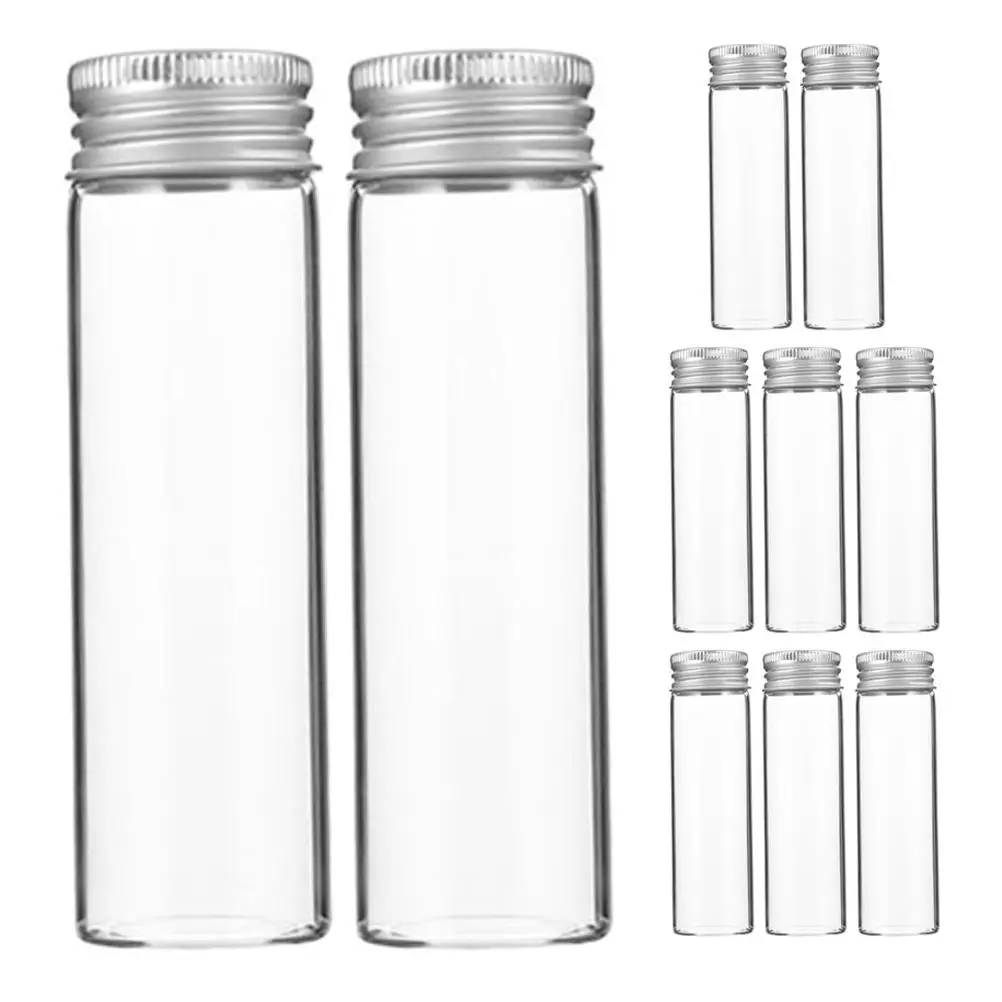 10 Pcs Glass Bottle with Aluminum Cap Bottles Perfume Screwed Caps Clear Empty for Liquor
10 Pcs Glass Bottle with Aluminum Cap Bottles Perfume Screwed Caps Clear Empty for Liquor