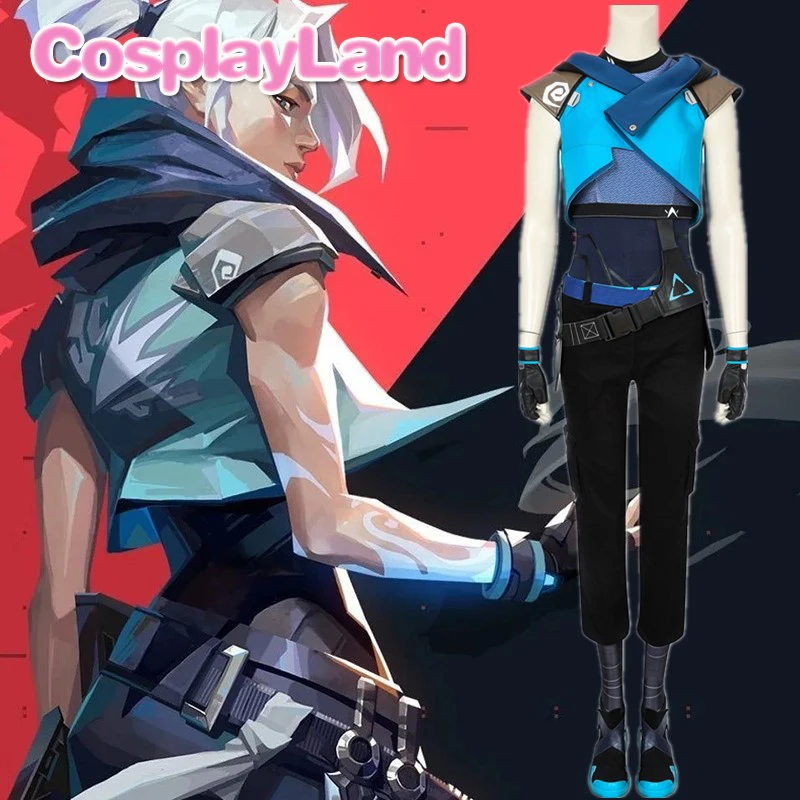 Game Valorant Jett Cosplay Costume Halloween Carnival Outfit Sexy Adult Women Fancy Party Suit Full Set
Game Valorant Jett Cosplay Costume Halloween Carnival Outfit Sexy Adult Women Fancy Party Suit Full Set