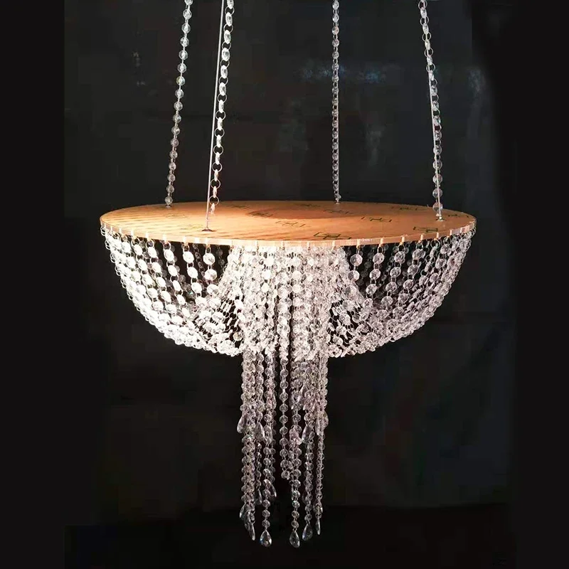 Acrylic Hanging Flower Holder for Wedding, Crystal Chandeliers Cake Stand, Birthday Party Dessert Crafts, Toys Display Table
Acrylic Hanging Flower Holder for Wedding, Crystal Chandeliers Cake Stand, Birthday Party Dessert Crafts, Toys Display Table