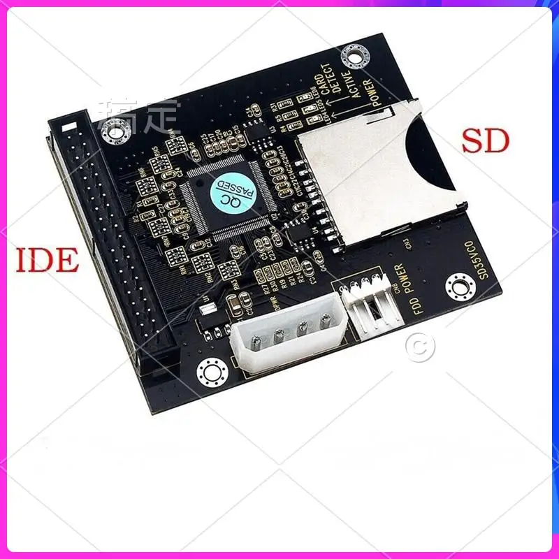 ABT-2PCS Карта адаптера IDE для ноутбука Карта адаптера для SD-карты к 3,5-дюймовому 40-контактному IDE HDD 5V SD Карта памяти к IDE 3,5 дюйма 40-контактному
ABT-2PCS Карта адаптера IDE для ноутбука Карта адаптера для SD-карты к 3,5-дюймовому 40-контактному IDE HDD 5V SD Карта памяти к IDE 3,5 дюйма 40-контактному