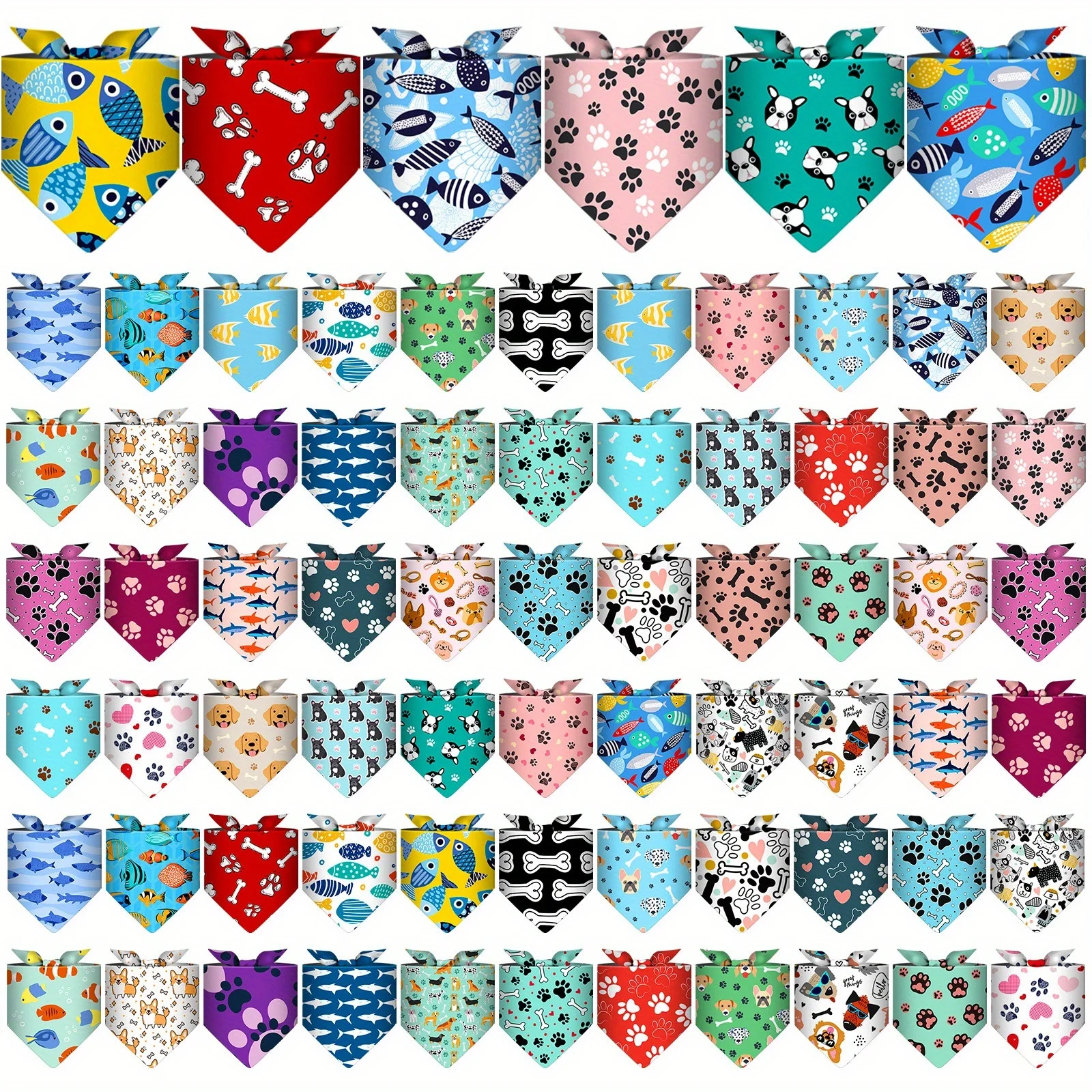 72 Packs Dog Bandanas Bulk Triangle Scarf Bibs Adjustable Dog Bibs Bandanas for Pet Costume Accessories
72 Packs Dog Bandanas Bulk Triangle Scarf Bibs Adjustable Dog Bibs Bandanas for Pet Costume Accessories