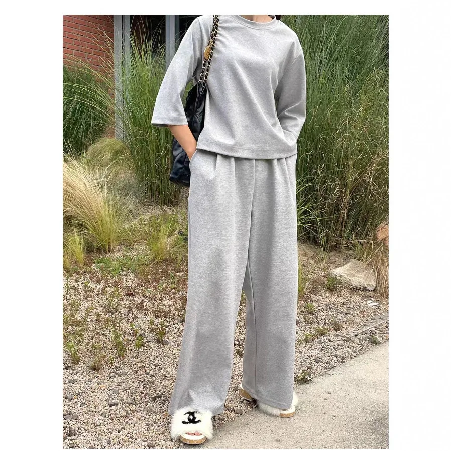 SuperAen 2023, осенняя новая свободная повседневная футболка с длинными брюками, комплекты из двух предметов для женщин
SuperAen 2023, осенняя новая свободная повседневная футболка с длинными брюками, комплекты из двух предметов для женщин