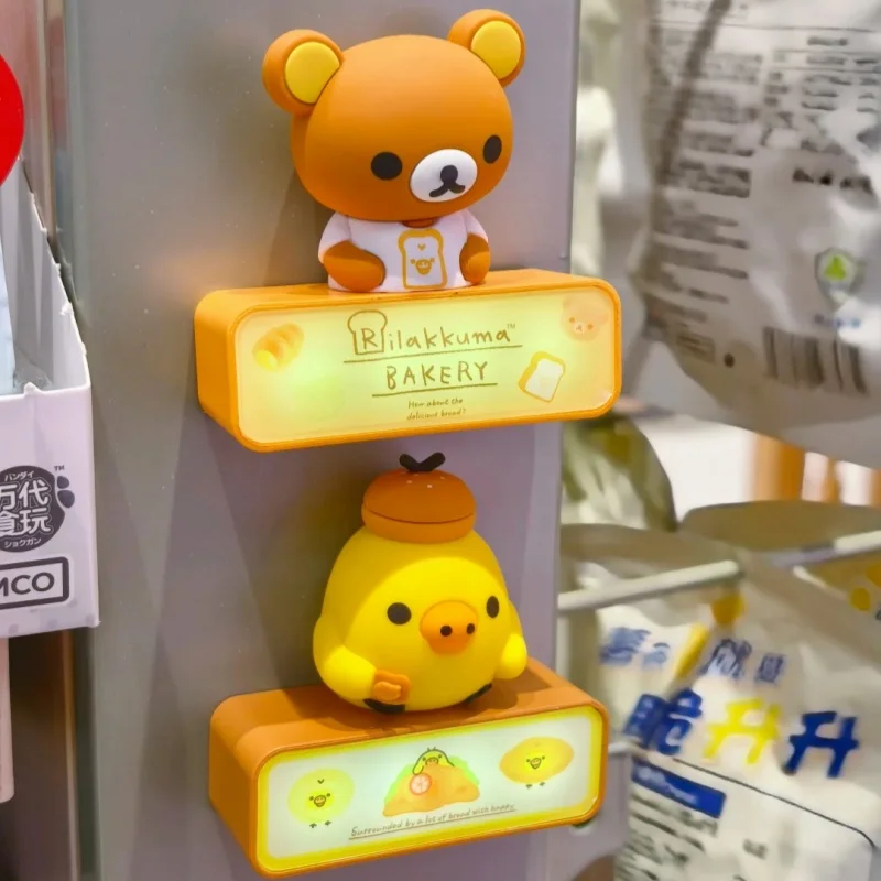 Maihe San X Rilakkuma New Night Light Magnetic Fridge Magnet Bread Theme Light Up Blind Box Home Decoration For Adult Female
Maihe San X Rilakkuma New Night Light Magnetic Fridge Magnet Bread Theme Light Up Blind Box Home Decoration For Adult Female