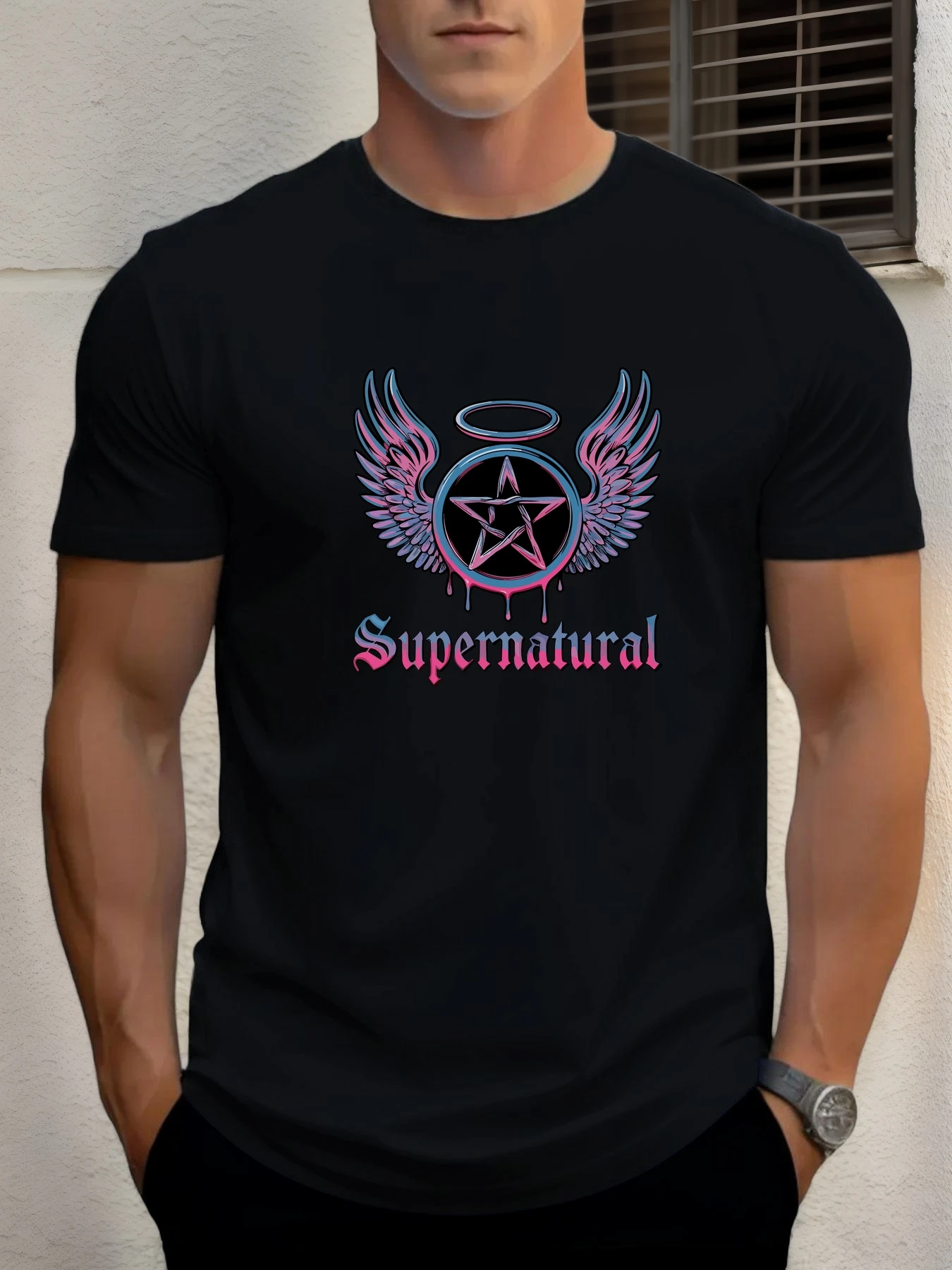 T Shirts For Men Supernatural 100% Cotton Graphic Printing Summer Round Neck T-Shirt Casual Breathable Street Style Daily Top
T Shirts For Men Supernatural 100% Cotton Graphic Printing Summer Round Neck T-Shirt Casual Breathable Street Style Daily Top