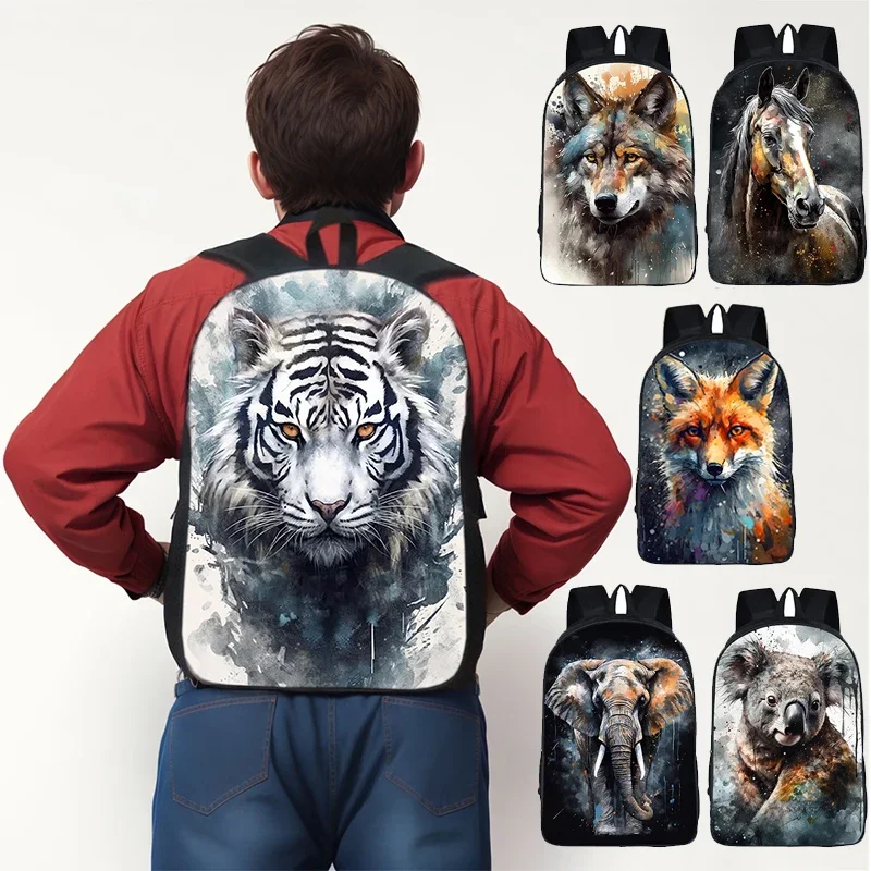 Animal Tiger Wolf Horse Elephant Backpack Women For Travel School Bags Teenager Boy Girls Backpack Laptop Daypack Kids Book Bags
Animal Tiger Wolf Horse Elephant Backpack Women For Travel School Bags Teenager Boy Girls Backpack Laptop Daypack Kids Book Bags