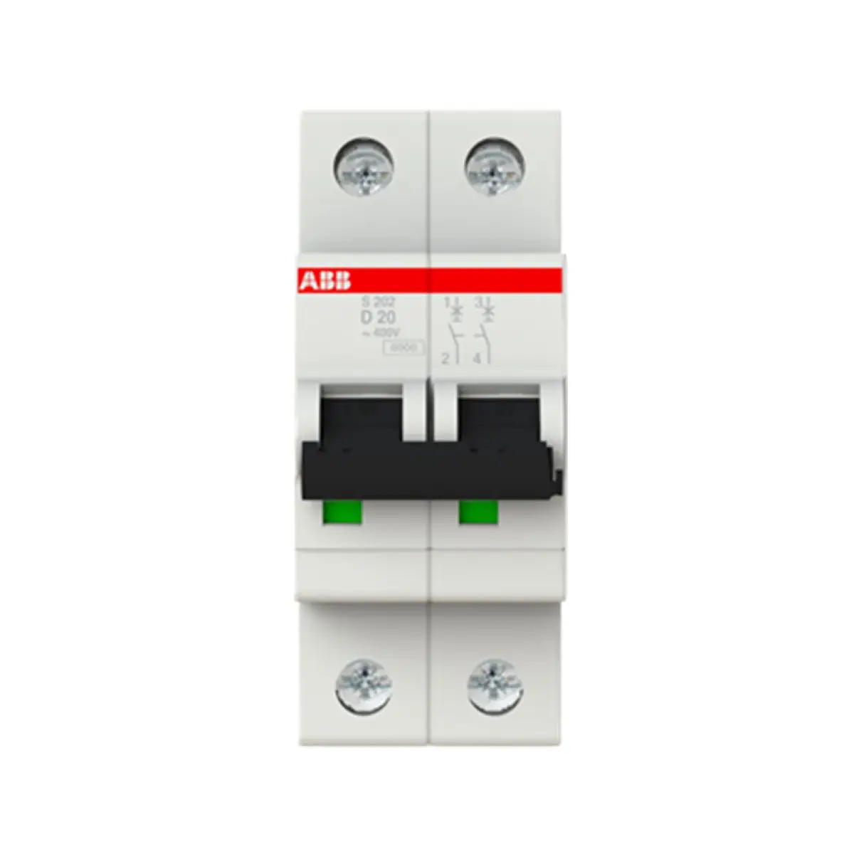 S202-D20 10113738 2CDS252001R0201 Miniature Circuit Breaker - S200 - 2P - 20 A - D - (AC) 6 kA
S202-D20 10113738 2CDS252001R0201 Miniature Circuit Breaker - S200 - 2P - 20 A - D - (AC) 6 kA
