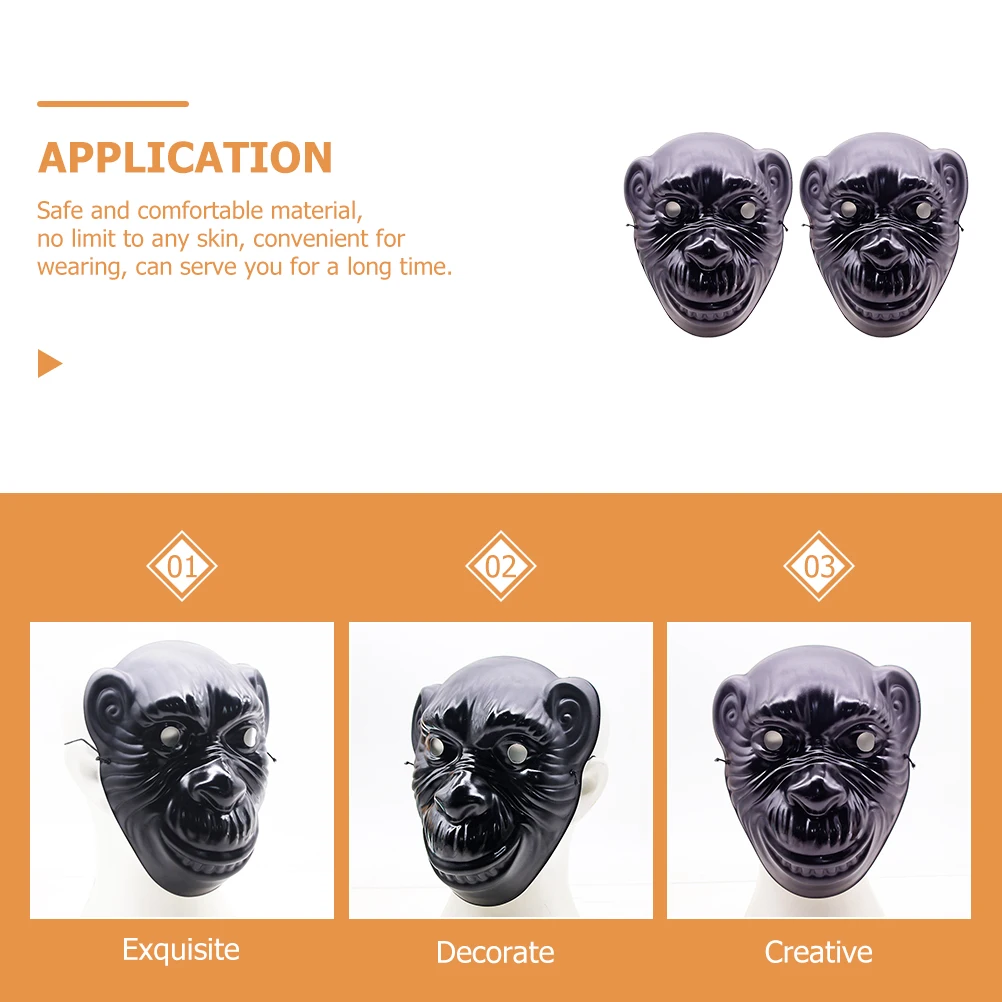 2 Pcs Gorilla Mask Monkey Costume Masks Halloween Costumes for Adults Cosplay Animal
2 Pcs Gorilla Mask Monkey Costume Masks Halloween Costumes for Adults Cosplay Animal