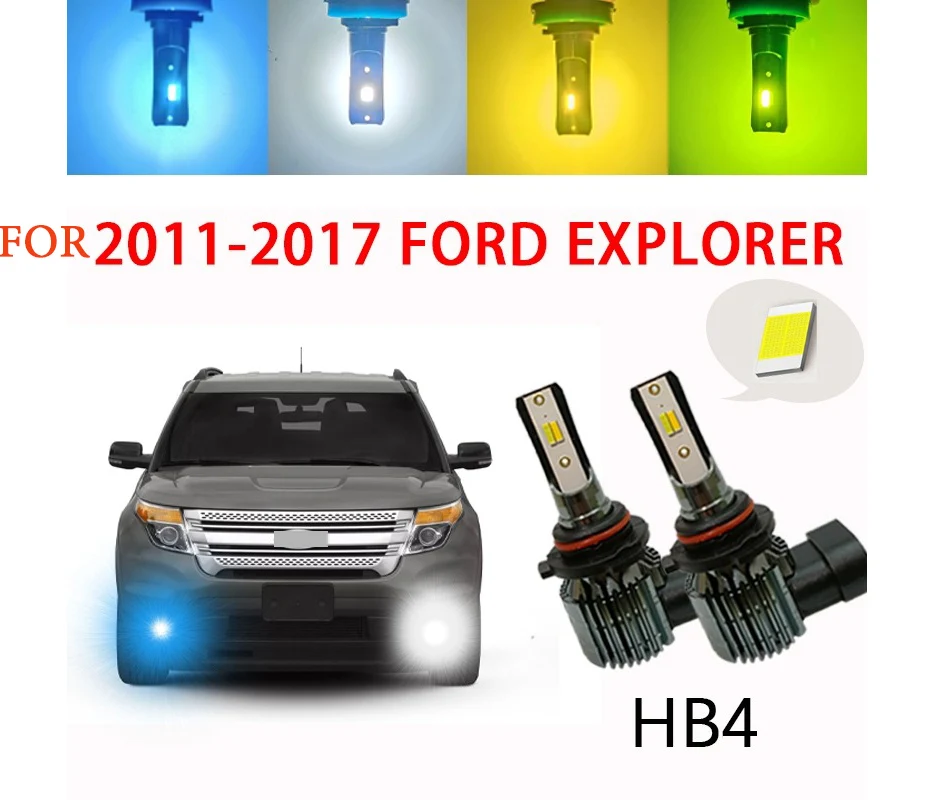 2Pcs Dual Color Car Fog Light Lamp For - FORD EXPLORER 2011-2017 super bright fog lights HB4 9006 LED front fog lights white
2Pcs Dual Color Car Fog Light Lamp For - FORD EXPLORER 2011-2017 super bright fog lights HB4 9006 LED front fog lights white