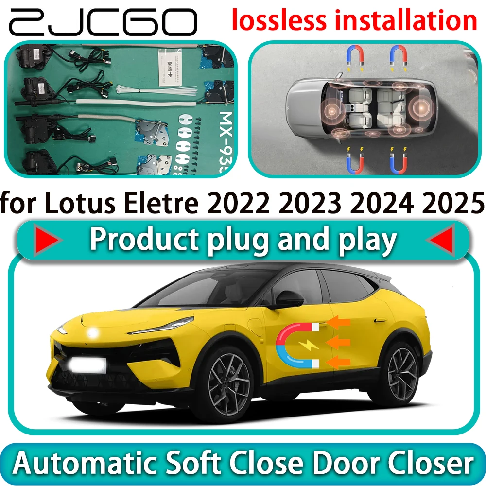 for Lotus Eletre 2022 2023 2024 2025 OEM Auto Pull Car Soft Close Door Kit Power Latch Electric Door Catch Soft Closing Assist
for Lotus Eletre 2022 2023 2024 2025 OEM Auto Pull Car Soft Close Door Kit Power Latch Electric Door Catch Soft Closing Assist