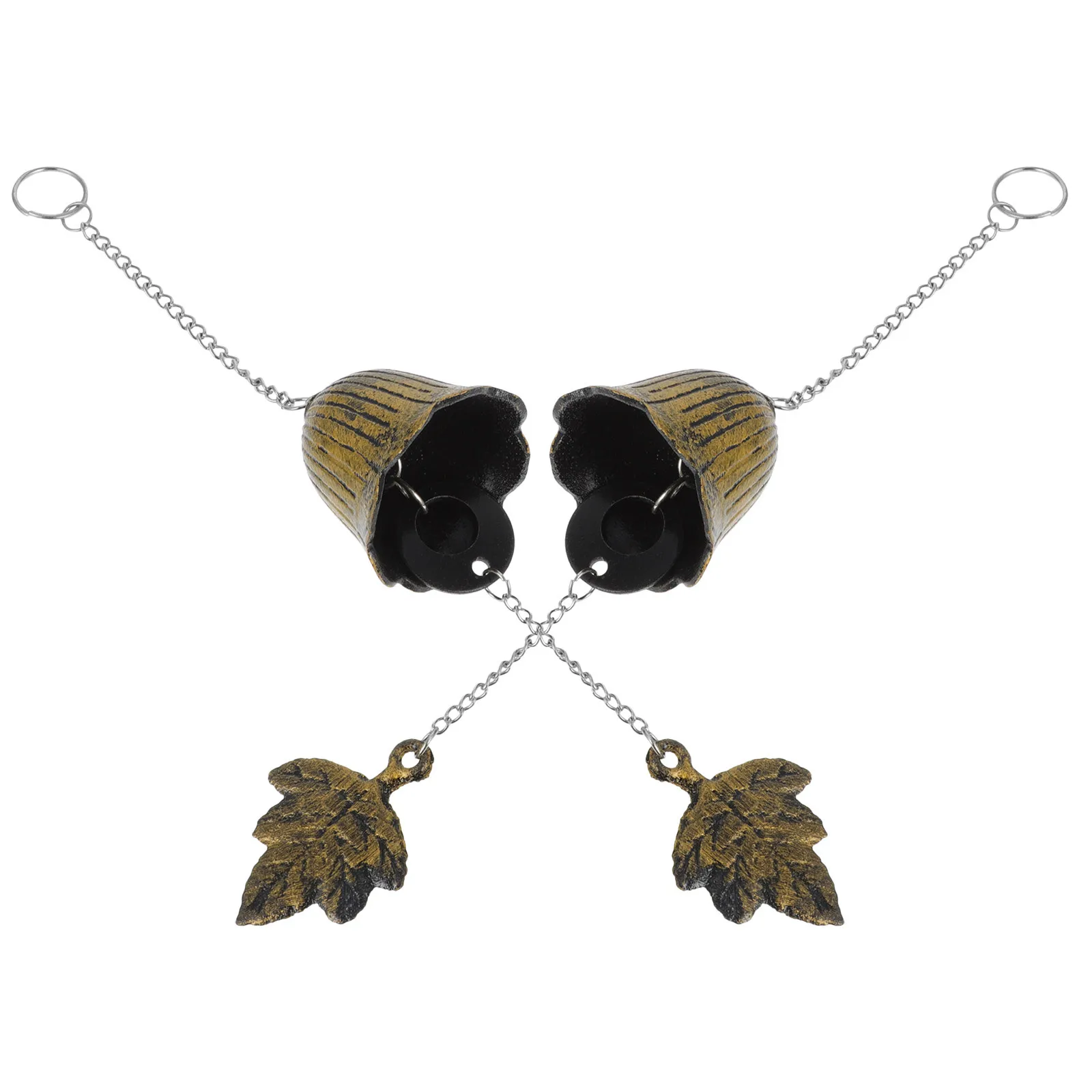 2Pcs Japanese Cast Iron Wind Chime Maple Leaf Vintage Bronze Bell Outdoor Porch Garden Decoration Relaxing Sound
2Pcs Japanese Cast Iron Wind Chime Maple Leaf Vintage Bronze Bell Outdoor Porch Garden Decoration Relaxing Sound