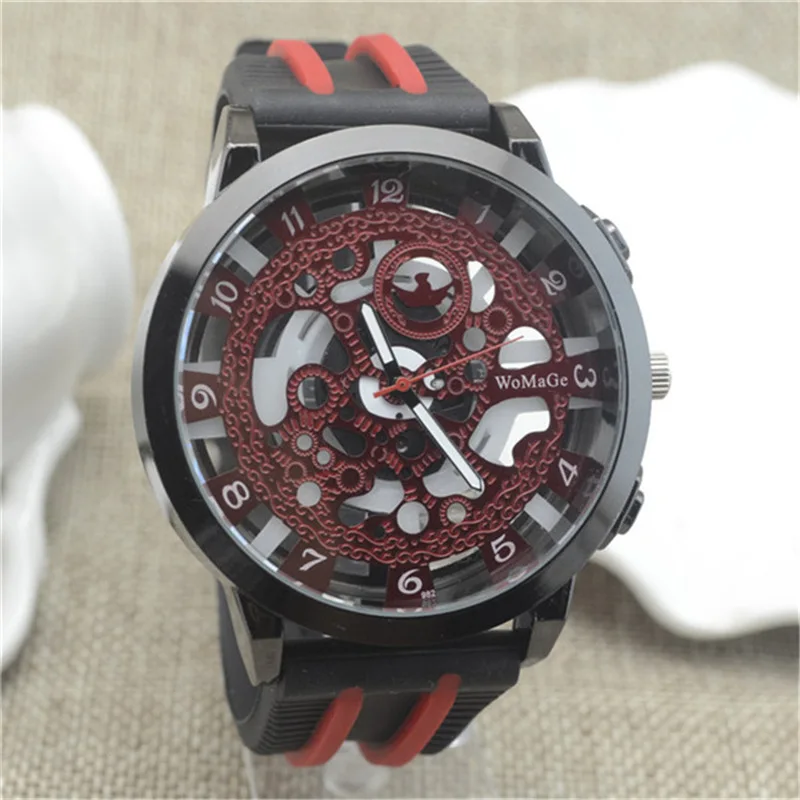 WOMAGE Watch Fashion Hollow Out Watch Men Sports Watches Multicolour Silicone Band Quartz Wristwatches Women Student Boys Ladies
WOMAGE Watch Fashion Hollow Out Watch Men Sports Watches Multicolour Silicone Band Quartz Wristwatches Women Student Boys Ladies