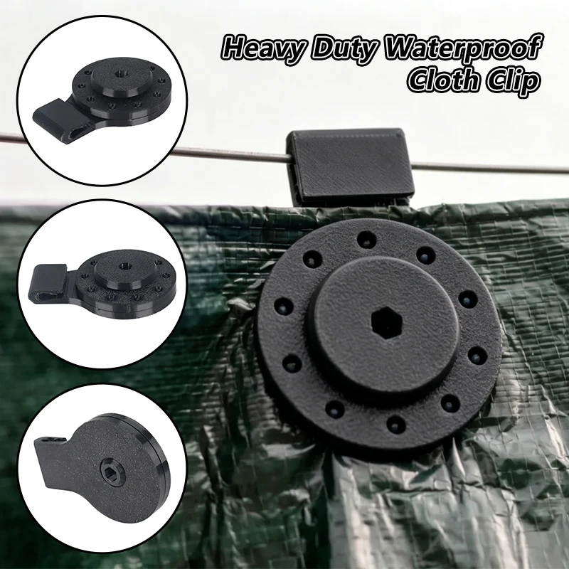 2Pcs Heavy Duty Tarp Clips Hex Socket Fasteners Reusable Waterproof Clamps For Tent Canopy Awning Outdoor Camping Fixed
2Pcs Heavy Duty Tarp Clips Hex Socket Fasteners Reusable Waterproof Clamps For Tent Canopy Awning Outdoor Camping Fixed