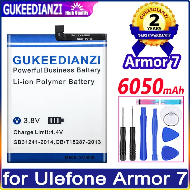 Аккумулятор мобильного телефона емкостью 6050 мАч для Ulefone Armor 7 Armor 7, аккумулятор большой емкости + номер трека.
Аккумулятор мобильного телефона емкостью 6050 мАч для Ulefone Armor 7 Armor 7, аккумулятор большой емкости + номер трека.