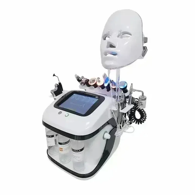 11 in 1 Portable Multifunction Hydra Dermabrasion Hydra Peeling Vacuum Blackhead Remover Care machine With Led Facial Masks
11 in 1 Portable Multifunction Hydra Dermabrasion Hydra Peeling Vacuum Blackhead Remover Care machine With Led Facial Masks