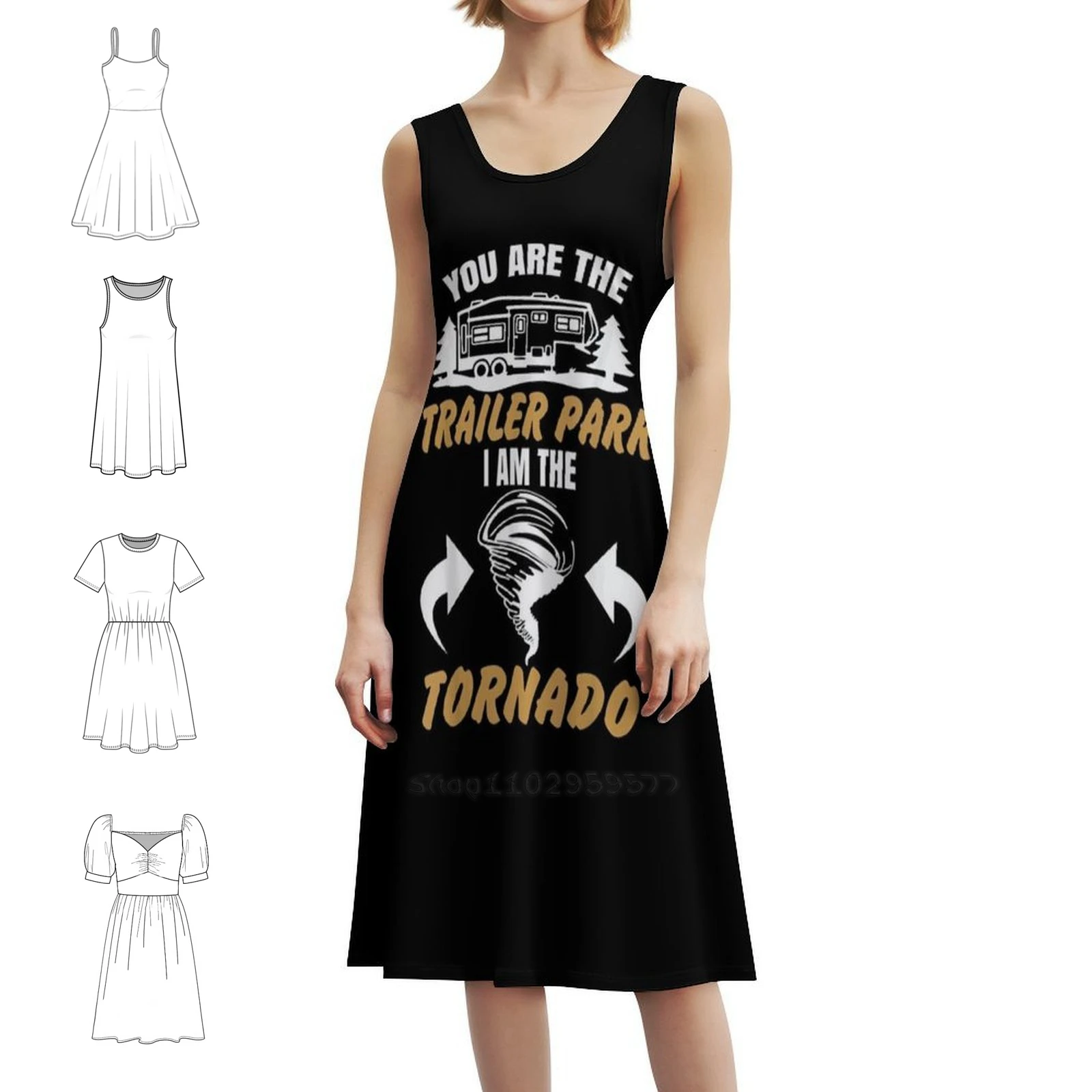 Женское уличное праздничное платье You Are The I Am The Tornado, модная клубная одежда с принтом для женщин, Tornado, забавная акула Wee
Женское уличное праздничное платье You Are The I Am The Tornado, модная клубная одежда с принтом для женщин, Tornado, забавная акула Wee