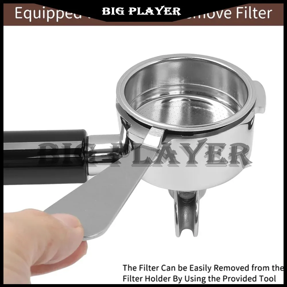 Precision Crafted 51Mm Portafilter - Dual Spout Stainless Steel For Espresso Machine
Precision Crafted 51Mm Portafilter - Dual Spout Stainless Steel For Espresso Machine
