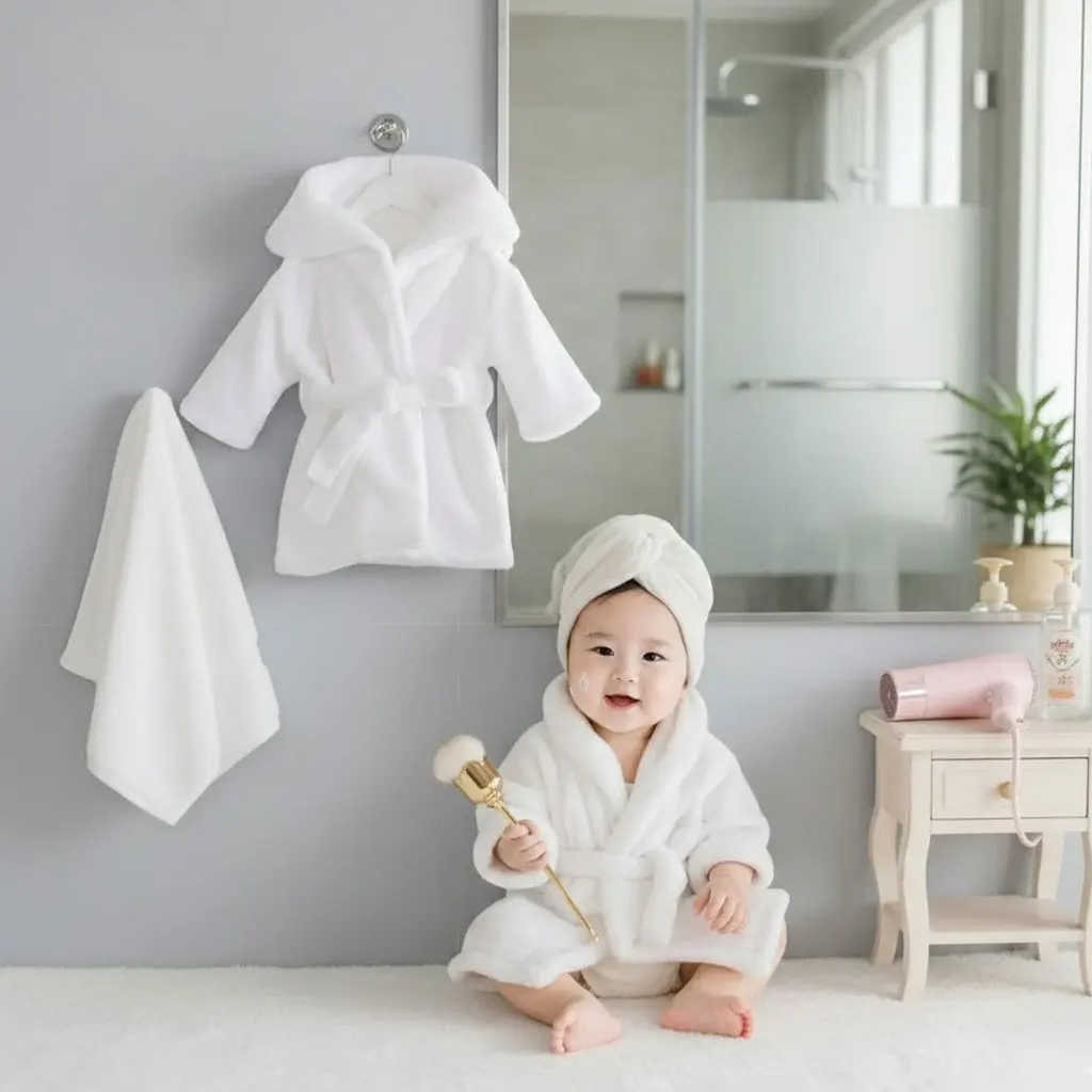 Пушистый детский халат и комплект полотенец | Реквизит для фотографий новорожденных | Мягкий детский костюм для фотосессии для студийной одежды
Пушистый детский халат и комплект полотенец | Реквизит для фотографий новорожденных | Мягкий детский костюм для фотосессии для студийной одежды