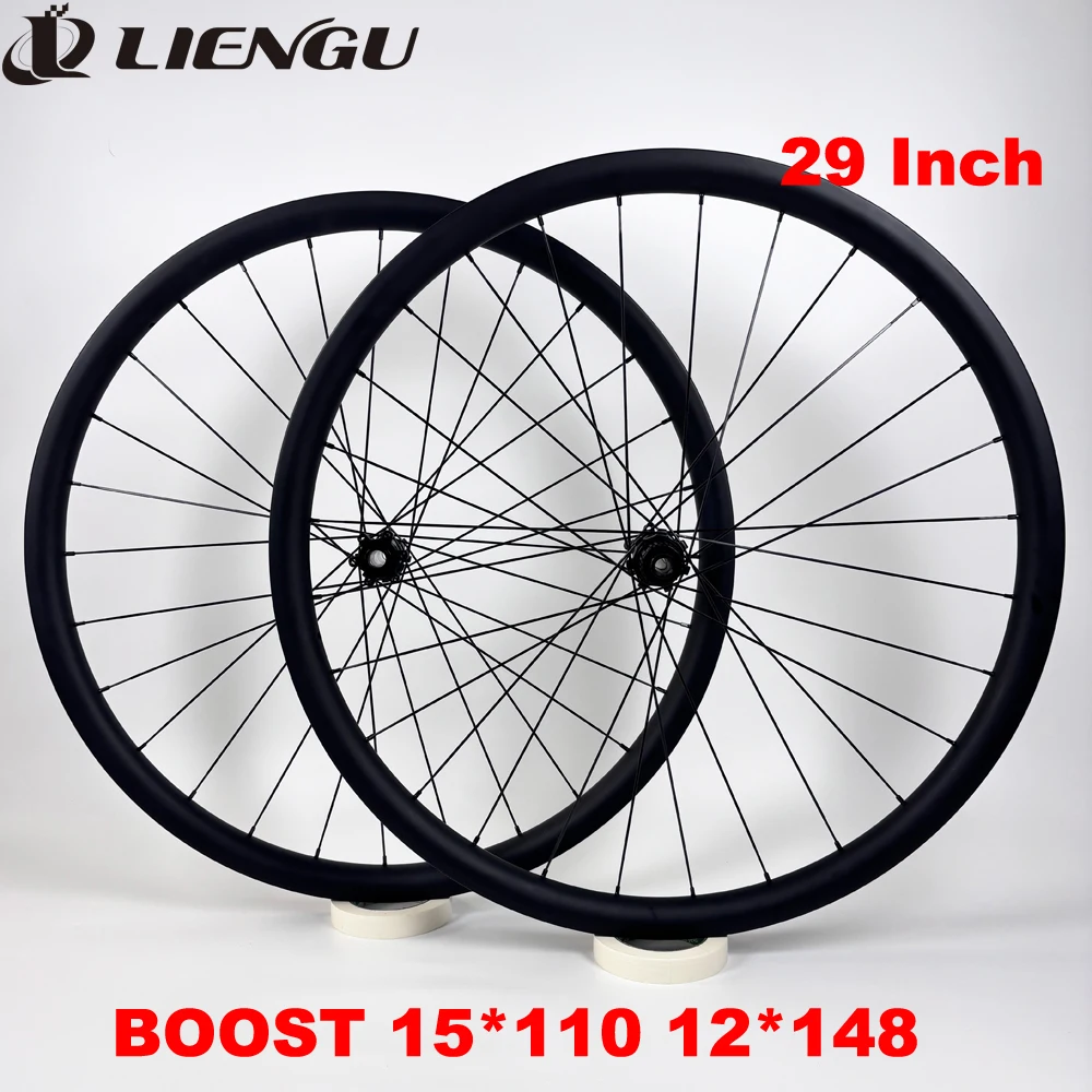 LIENGU Ratchet 36T 29er MTB Carbon Wheels Tubeless 36mm Width 30mm Inner GOLDIX M370 Boost 110mm 148mm 6 Bolts Disc Brake
LIENGU Ratchet 36T 29er MTB Carbon Wheels Tubeless 36mm Width 30mm Inner GOLDIX M370 Boost 110mm 148mm 6 Bolts Disc Brake