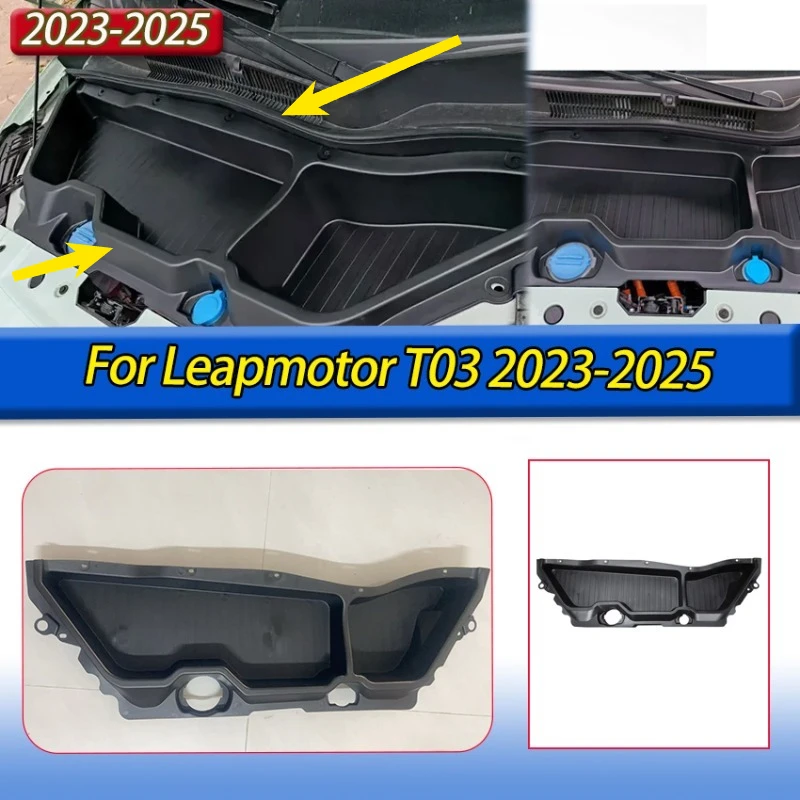 For Leapmotor T03 2023-2025 Car Front Cabin Storage Box Waterproof Storage Box Front Spare Box Auto Accessories Body Kit Tuning
For Leapmotor T03 2023-2025 Car Front Cabin Storage Box Waterproof Storage Box Front Spare Box Auto Accessories Body Kit Tuning