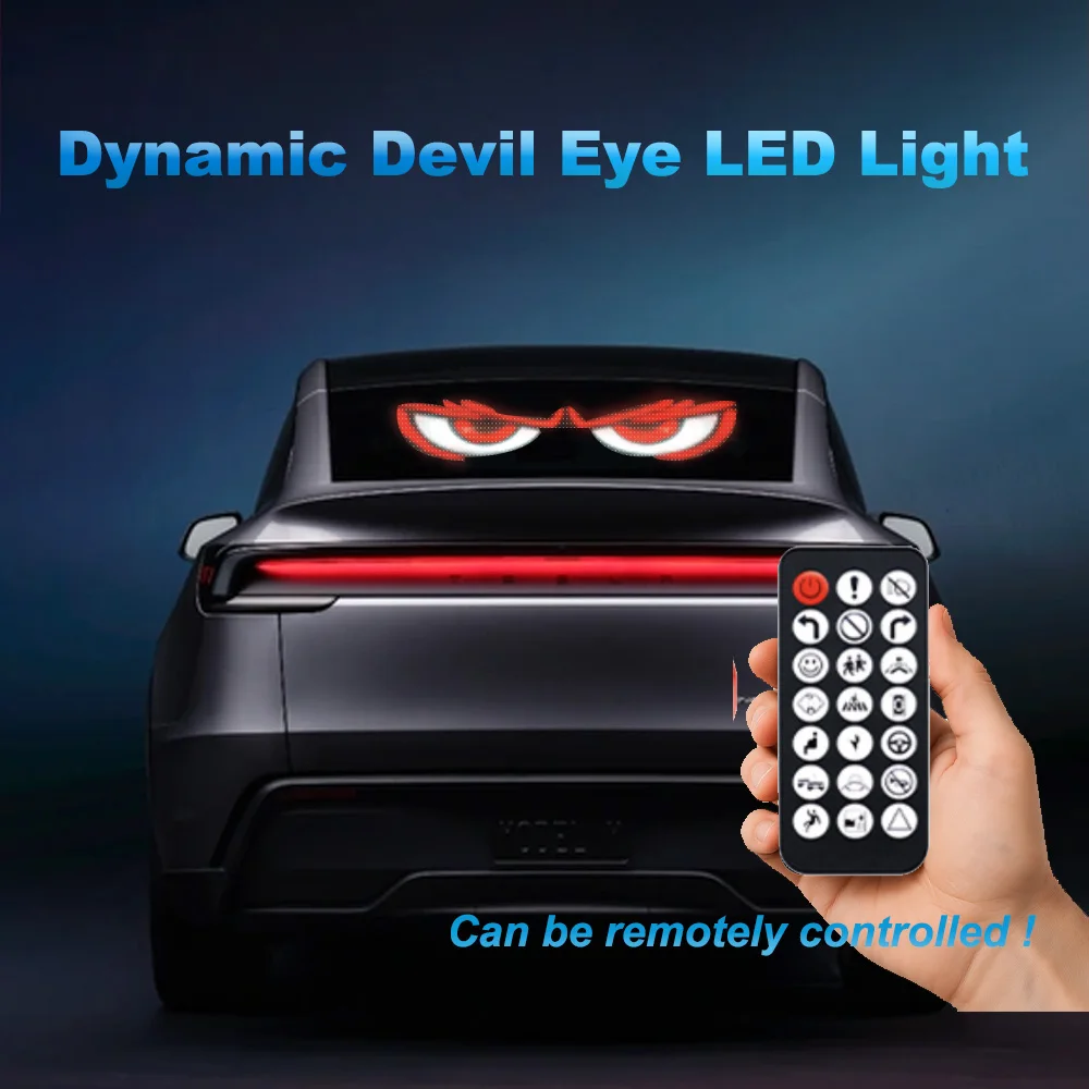 Automotive Devil's Eye LED Light Flexible Screen Automotive Eye Light Dynamic Display Rolling Light Automotive Supplies
Automotive Devil's Eye LED Light Flexible Screen Automotive Eye Light Dynamic Display Rolling Light Automotive Supplies