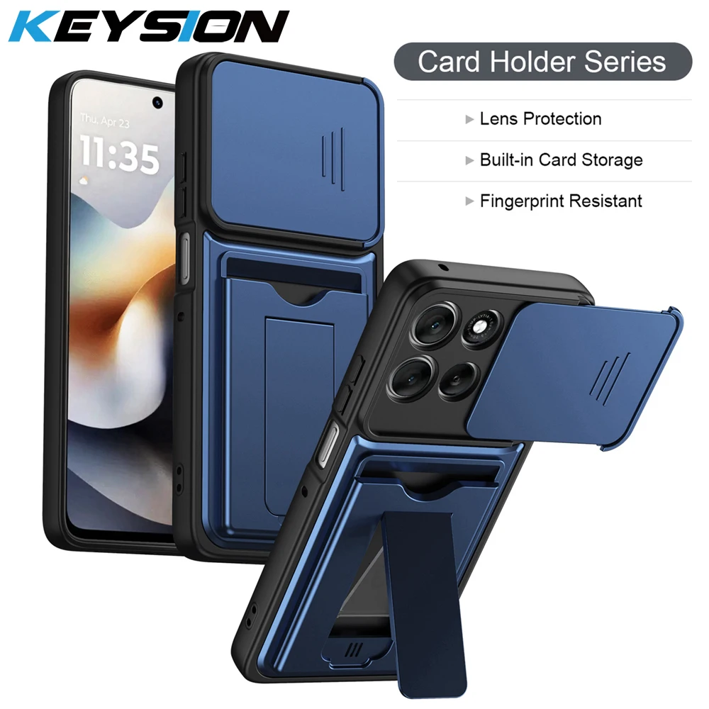 KEYSION Card Holder Bag Phone Case for Motorola MOTO G86 G67 G57 Power G56 5G Slide Camera Protection Kickstand Shockproof Cover
KEYSION Card Holder Bag Phone Case for Motorola MOTO G86 G67 G57 Power G56 5G Slide Camera Protection Kickstand Shockproof Cover