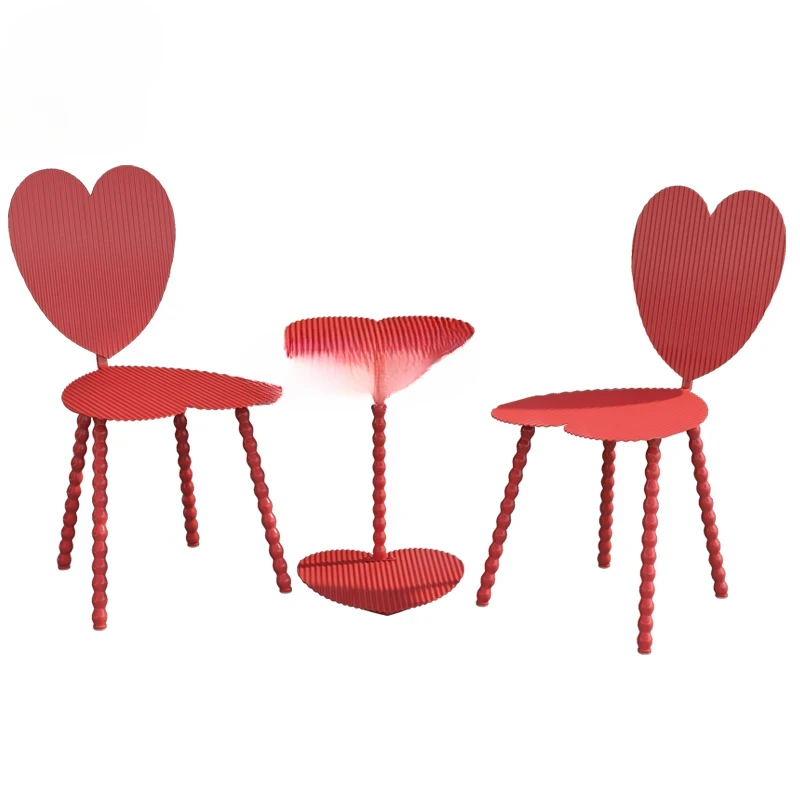 Design Table and Chair Combination Minimalistic Metal Modern Art Swing Modeling Stool
Design Table and Chair Combination Minimalistic Metal Modern Art Swing Modeling Stool