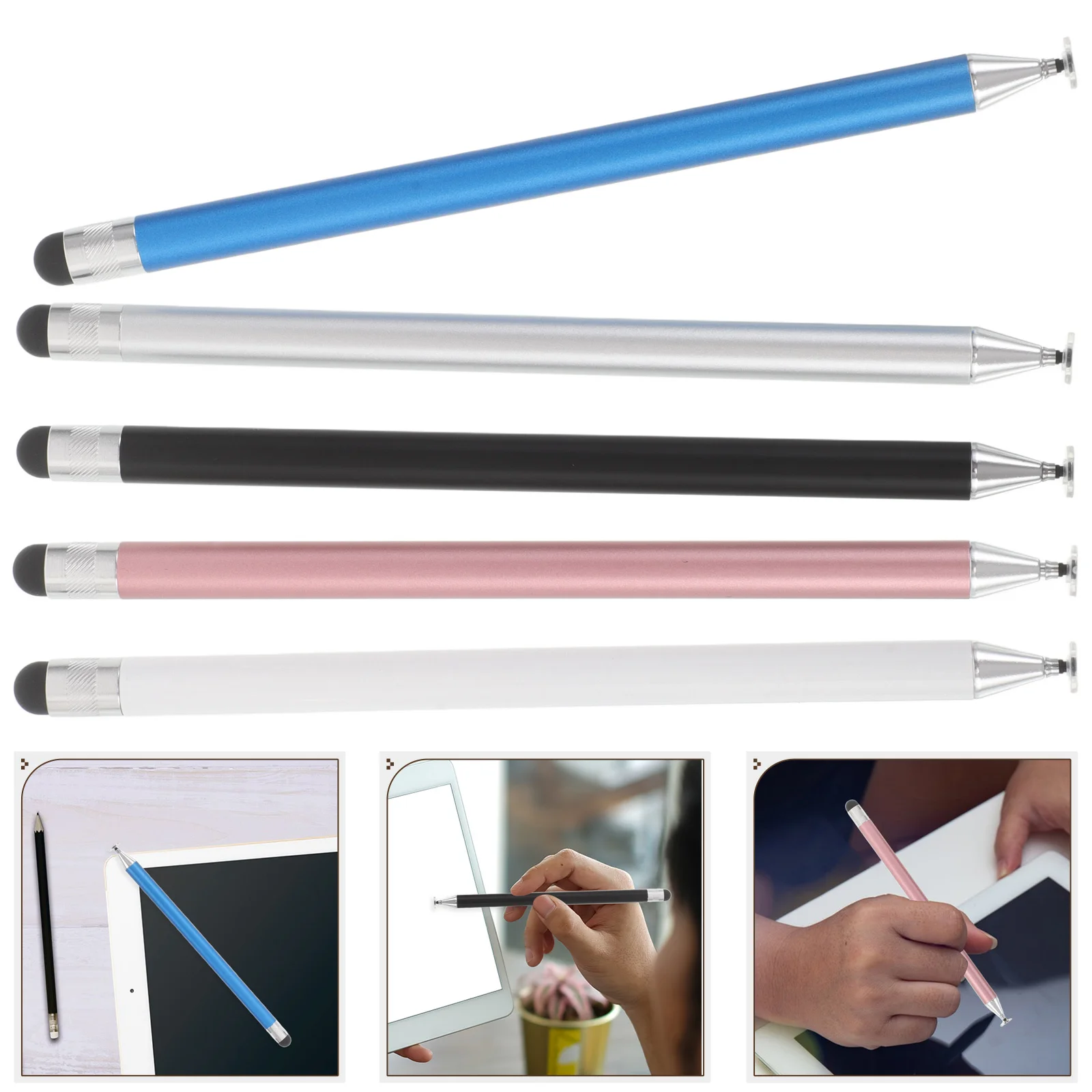 5pcs Touchscreen Stylus Pen Dual Head High Precision Sensitivity For Smartphone Writing Drawing Portable Lightweight
5pcs Touchscreen Stylus Pen Dual Head High Precision Sensitivity For Smartphone Writing Drawing Portable Lightweight
