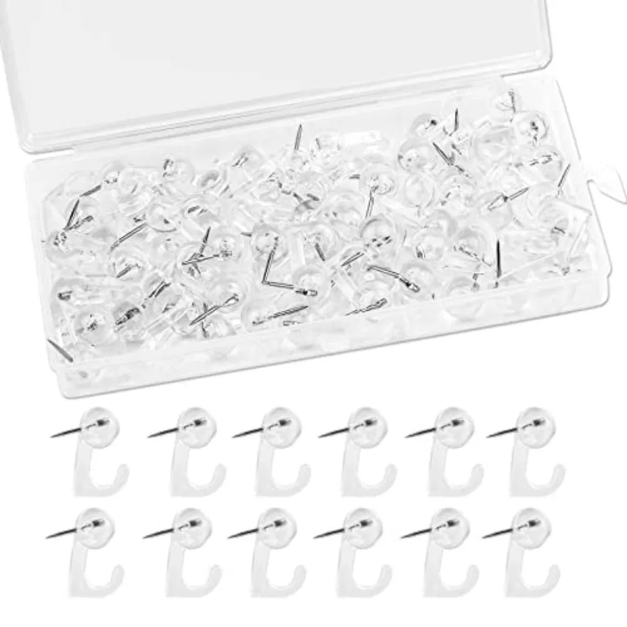 60 Pieces Clear Plastic Thumb Tack Hook, Plastic Heads Pin Tacks Wall Thumb Tacks Hanging Nails Decorative Push Pins Hooks for
60 Pieces Clear Plastic Thumb Tack Hook, Plastic Heads Pin Tacks Wall Thumb Tacks Hanging Nails Decorative Push Pins Hooks for