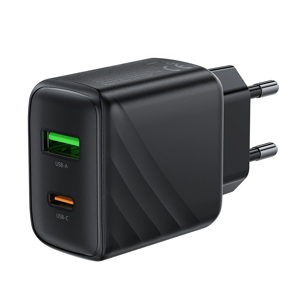 Зарядное устройство HOCO с двумя портами USB Type-C и поддержкой быстрой зарядки, 30 Вт
Зарядное устройство HOCO с двумя портами USB Type-C и поддержкой быстрой зарядки, 30 Вт