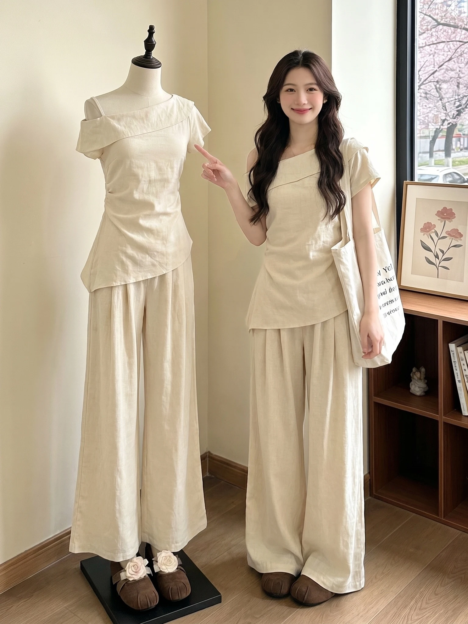 plus Size Women's Summer Fashion Set Cotton Linen Color Two-Piece Skirt High Waist Commuter Style Casual Wear Short Sleeve
plus Size Women's Summer Fashion Set Cotton Linen Color Two-Piece Skirt High Waist Commuter Style Casual Wear Short Sleeve