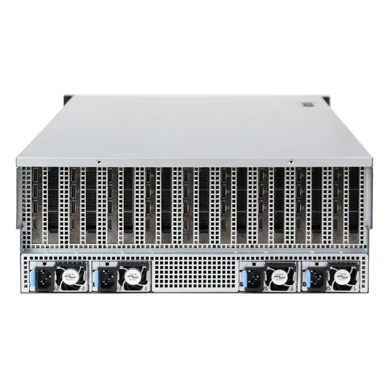 9 card GPU server chassis AI rendering cloud computing field, support E-ATX main board PCIE3.0
9 card GPU server chassis AI rendering cloud computing field, support E-ATX main board PCIE3.0
