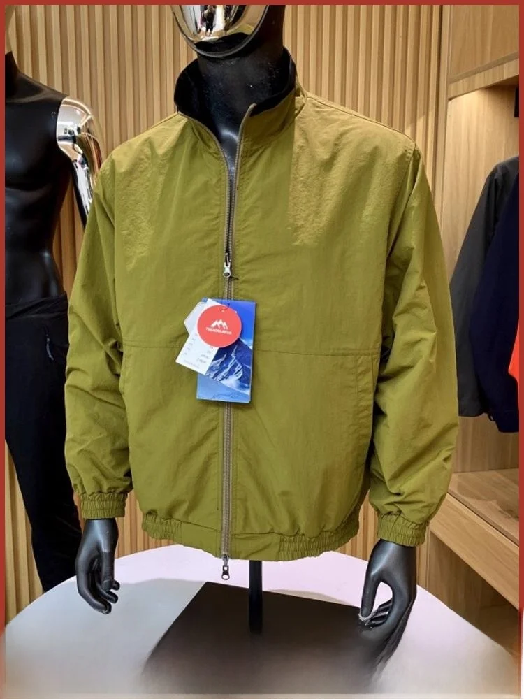 Линейная двусторонняя одежда, мужская куртка с воротником-стойкой, верхняя одежда, легкая техническая футболка, осенняя коллекция
Линейная двусторонняя одежда, мужская куртка с воротником-стойкой, верхняя одежда, легкая техническая футболка, осенняя коллекция