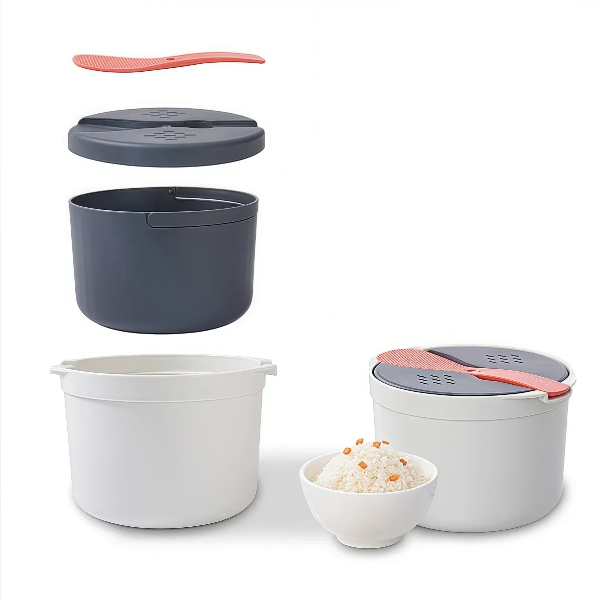 Microwave Rice Cooker Steamer Portable Vegetable Pasta Steamer Pot With Strainer Multifunction Steamer Rice Cooker Lunch
Microwave Rice Cooker Steamer Portable Vegetable Pasta Steamer Pot With Strainer Multifunction Steamer Rice Cooker Lunch