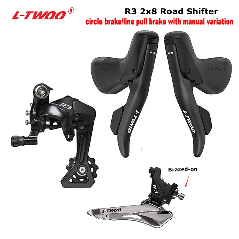 LTWOO R3 2X8 Speed Derailleur Groupset for Road Bike Shifter Brake Lever Front Rear Derailleurs Kit 16s Suit Compatible SHIMANO
LTWOO R3 2X8 Speed Derailleur Groupset for Road Bike Shifter Brake Lever Front Rear Derailleurs Kit 16s Suit Compatible SHIMANO