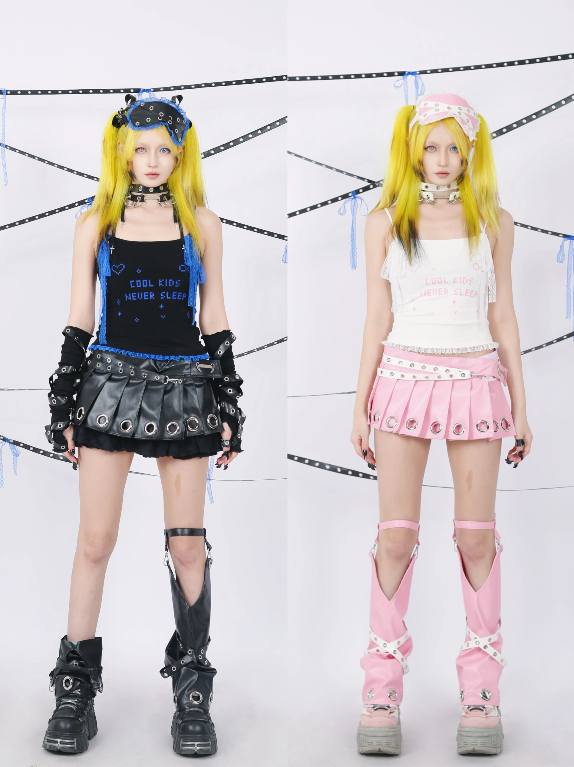 Y2K Gothic PU Sock Cover Street Punk Leather Removable Ring Leg Cover Sweet and Cool Babes Irregular Solid Color Leg Cover Women
Y2K Gothic PU Sock Cover Street Punk Leather Removable Ring Leg Cover Sweet and Cool Babes Irregular Solid Color Leg Cover Women