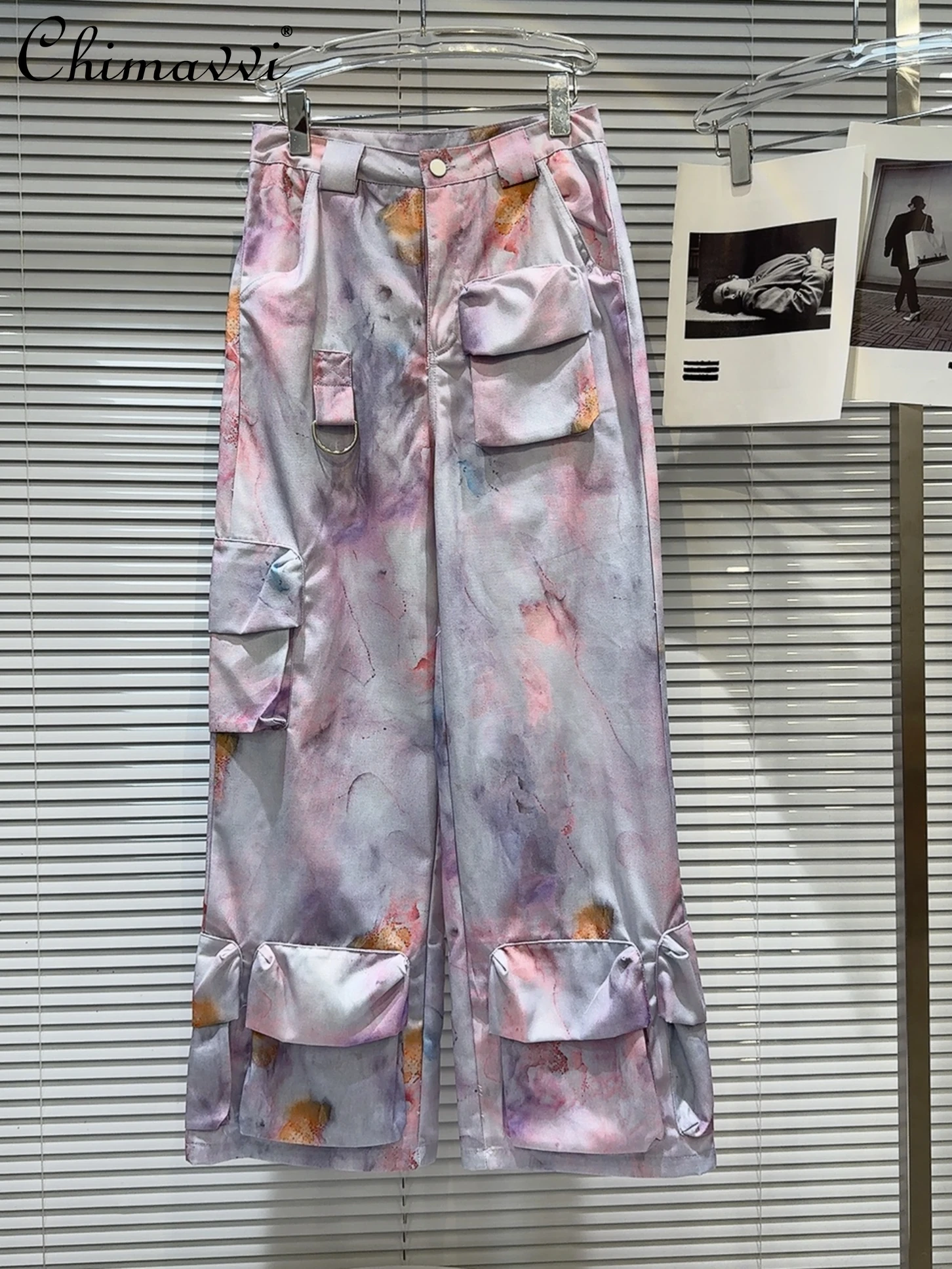 Summer New American Hot Girl Purple Tie-Dyed Trousers Fashion Streetwear Hip Hop Trousers Pocket Straight Casual Pants for Women
Summer New American Hot Girl Purple Tie-Dyed Trousers Fashion Streetwear Hip Hop Trousers Pocket Straight Casual Pants for Women