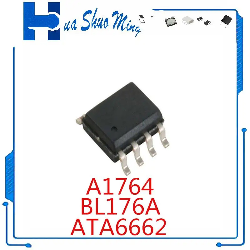 10 шт./лот BL176A A1764 ATA6662 ATA6662C SOP8
10 шт./лот BL176A A1764 ATA6662 ATA6662C SOP8