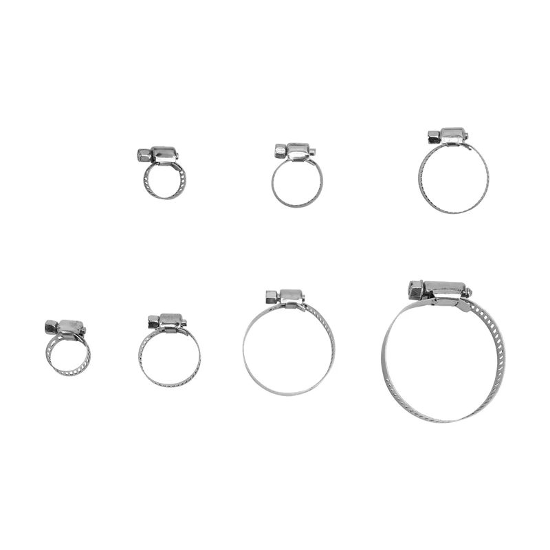 FAST-80Pcs Hose Clips Pipe Clamps 8Mm-51Mm Stainless Steel Hoop Clamp Hose Clamp Set Automotive Pipes Clip Fixed Tool
FAST-80Pcs Hose Clips Pipe Clamps 8Mm-51Mm Stainless Steel Hoop Clamp Hose Clamp Set Automotive Pipes Clip Fixed Tool