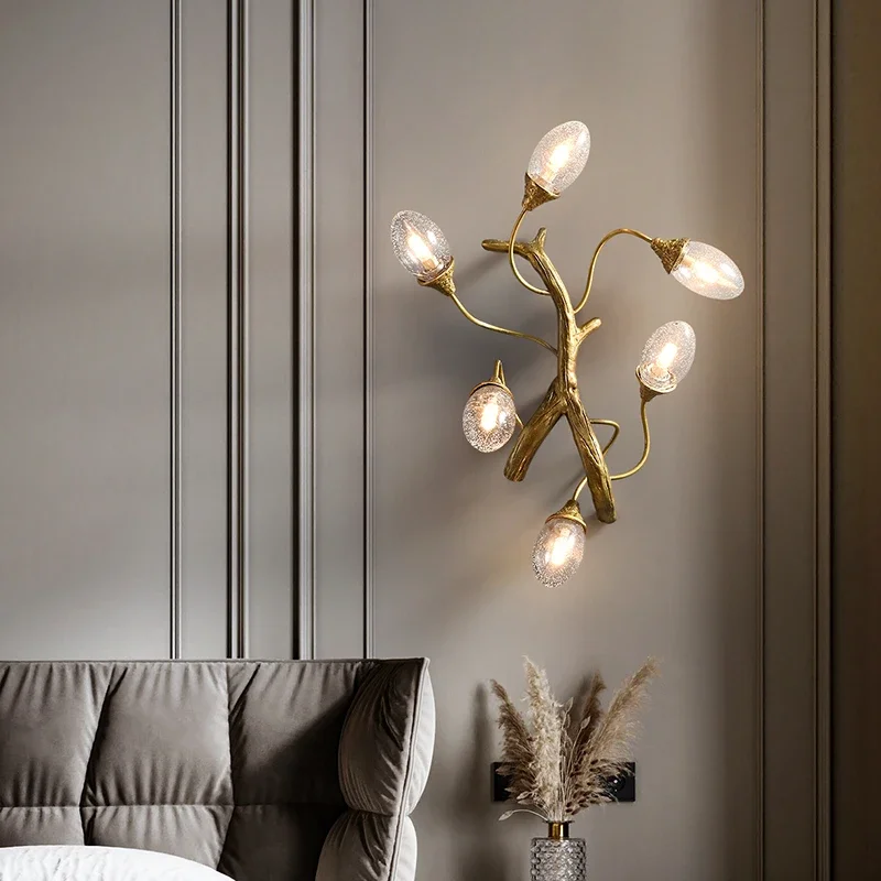 Designer wall lamp bedroom, light luxury creative bedside lamp living room background wall wall lamp all copper
Designer wall lamp bedroom, light luxury creative bedside lamp living room background wall wall lamp all copper