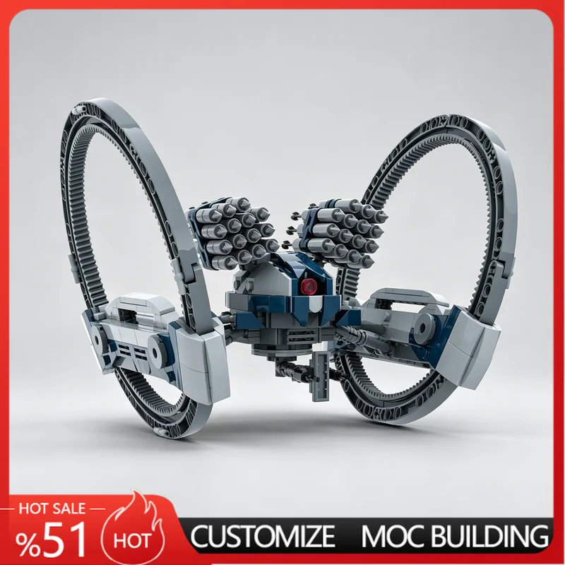 705 PCS Hailfire Droid Sci-Fi Vehicle Model Customize Creative Building Blocks Assembly Educational Collectible Toy Special Set
705 PCS Hailfire Droid Sci-Fi Vehicle Model Customize Creative Building Blocks Assembly Educational Collectible Toy Special Set