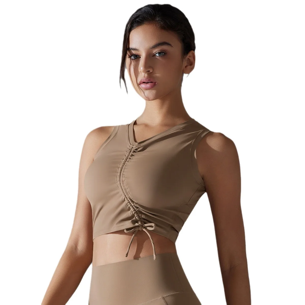 New Sports Back Shaping Underwear Skin-friendly Nude Feel Breathable Sexy Drawstring Yoga Vest Shockproof Push-up
New Sports Back Shaping Underwear Skin-friendly Nude Feel Breathable Sexy Drawstring Yoga Vest Shockproof Push-up