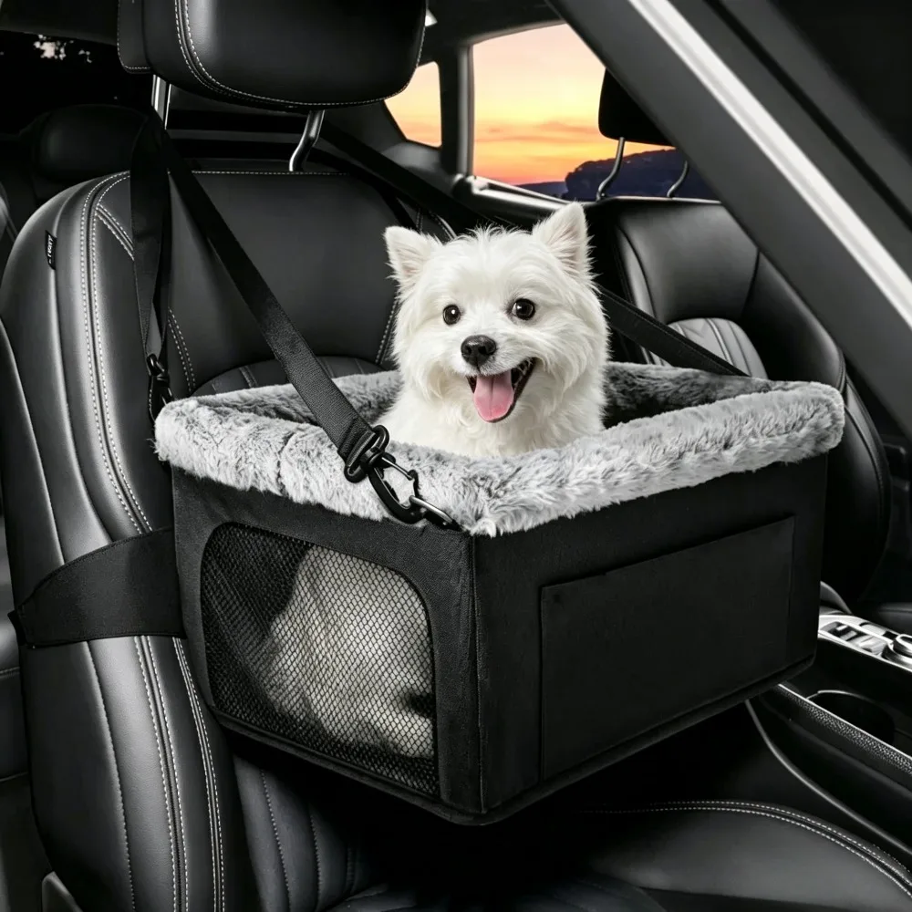 Height Increasing Dog Car Booster Seat, Fully Detachable Washable Portable Travel Bed for Small Dogs Under 20lbs
Height Increasing Dog Car Booster Seat, Fully Detachable Washable Portable Travel Bed for Small Dogs Under 20lbs