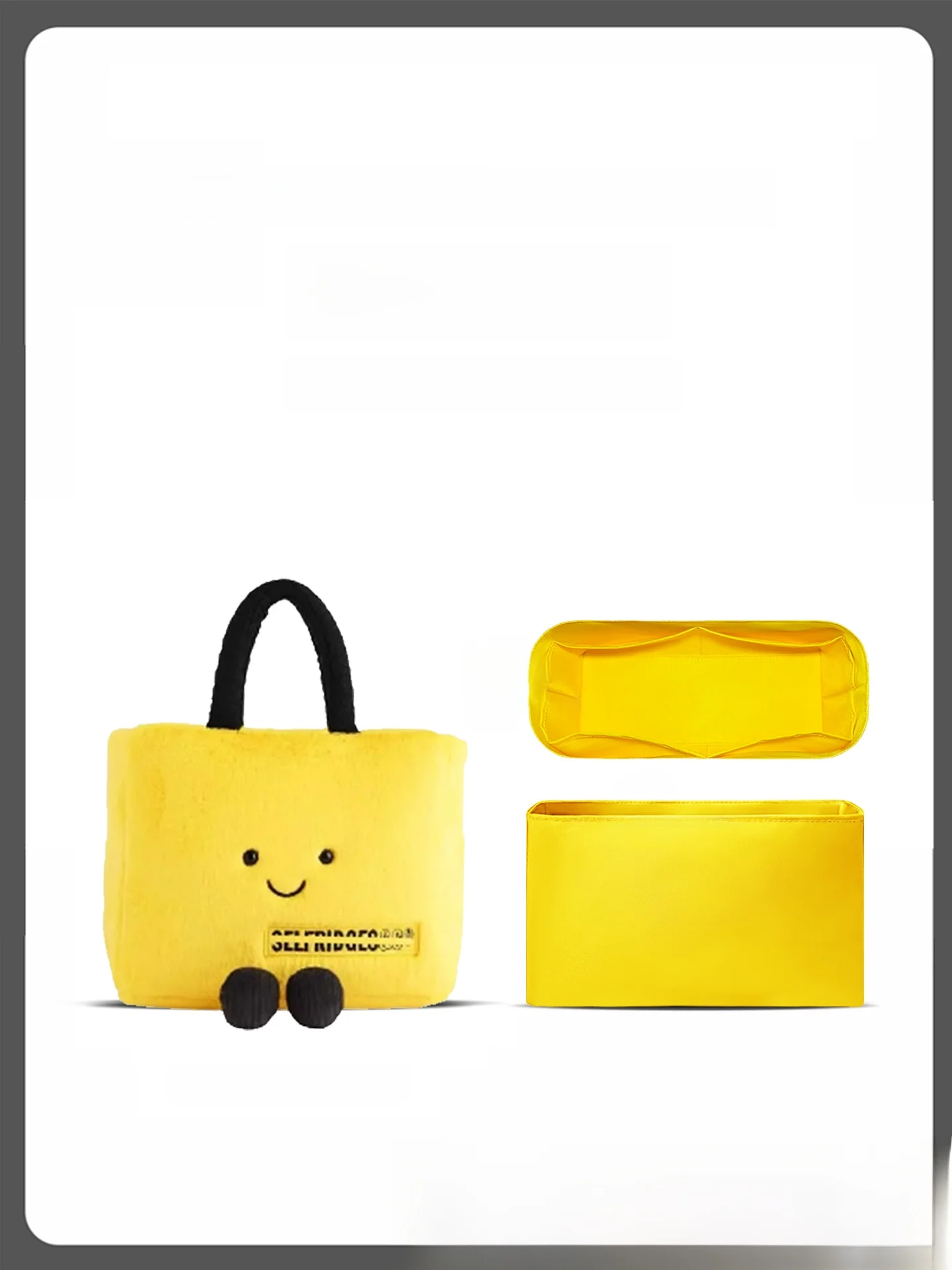 Lightweight Nylon Inner ket Yellow Bag Storage Organizer by Titian Star Suitable for Jelly Brand Dual oulder Bag
Lightweight Nylon Inner ket Yellow Bag Storage Organizer by Titian Star Suitable for Jelly Brand Dual oulder Bag